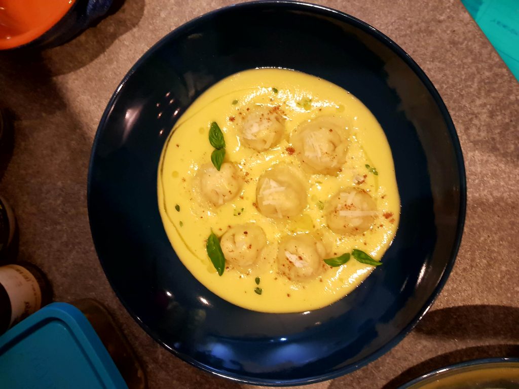 Cappellacci al Dentice Aromatici