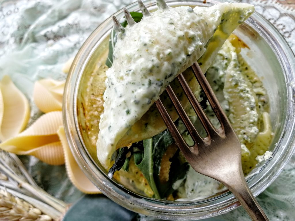 Conchiglioni Squacquerone e Rucola