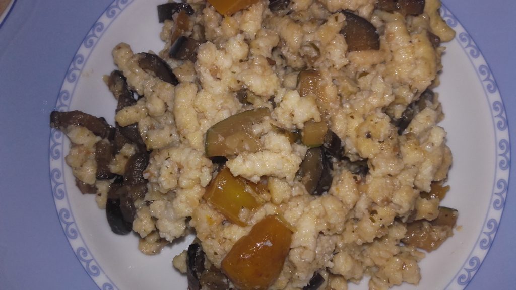 Passatelli Asciutti in Frico’ di Verdure