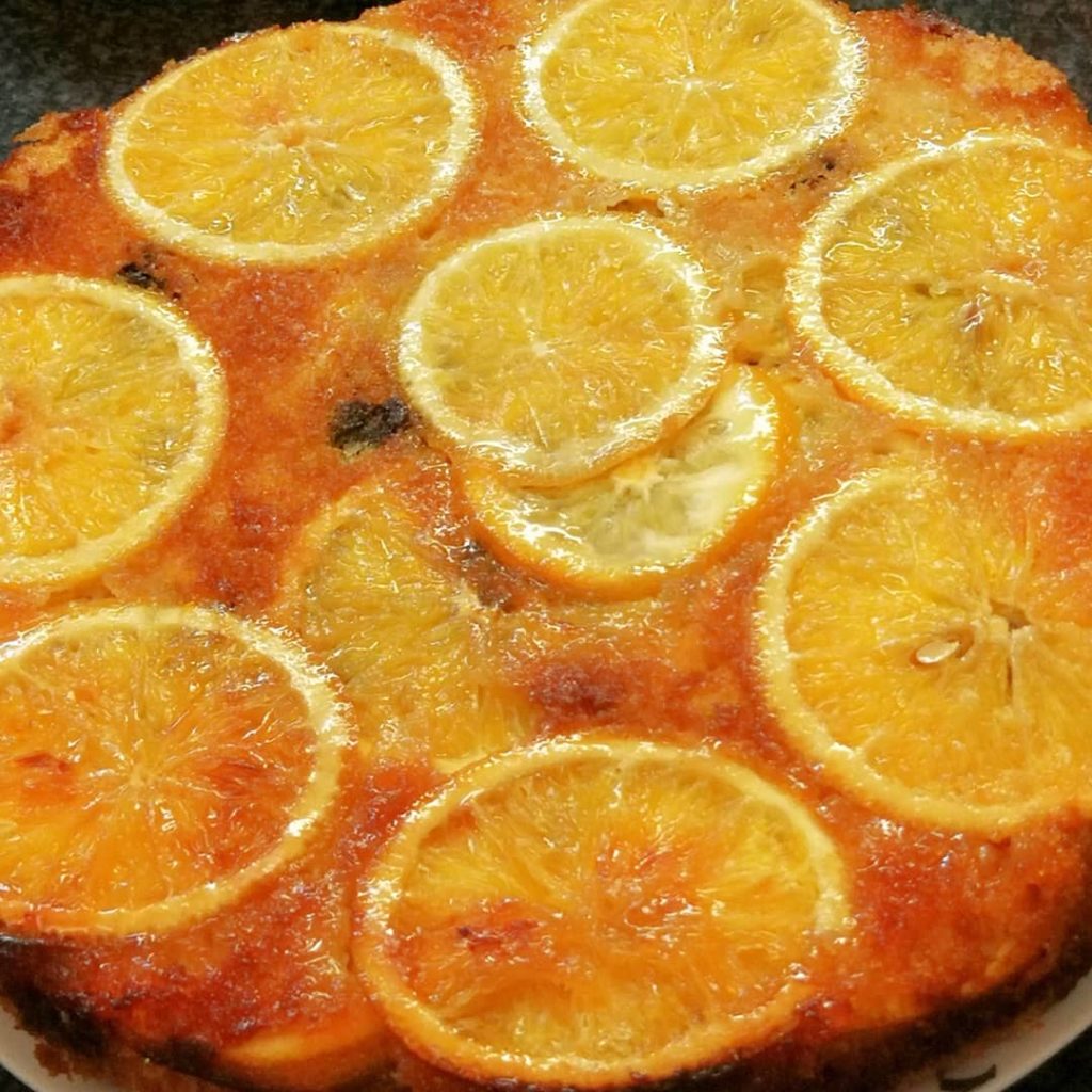 Torta Rovesciata All’arancia e Cioccolato