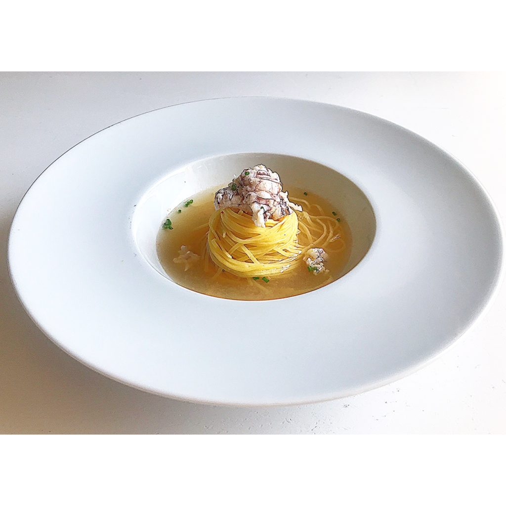 Tagliolini in Brodo di Canocchie