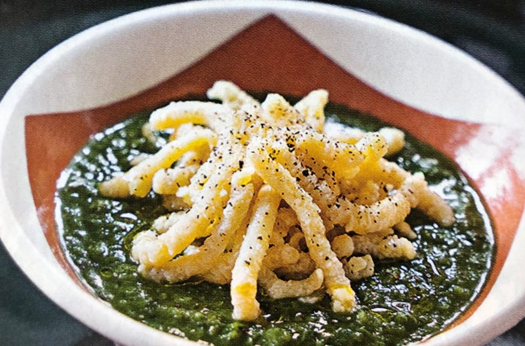 Passatelli su Crema di Erbe