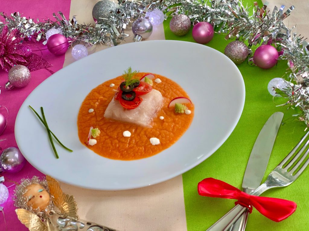 Branzino Lesso alla Romagnola su un Letto di Carote!