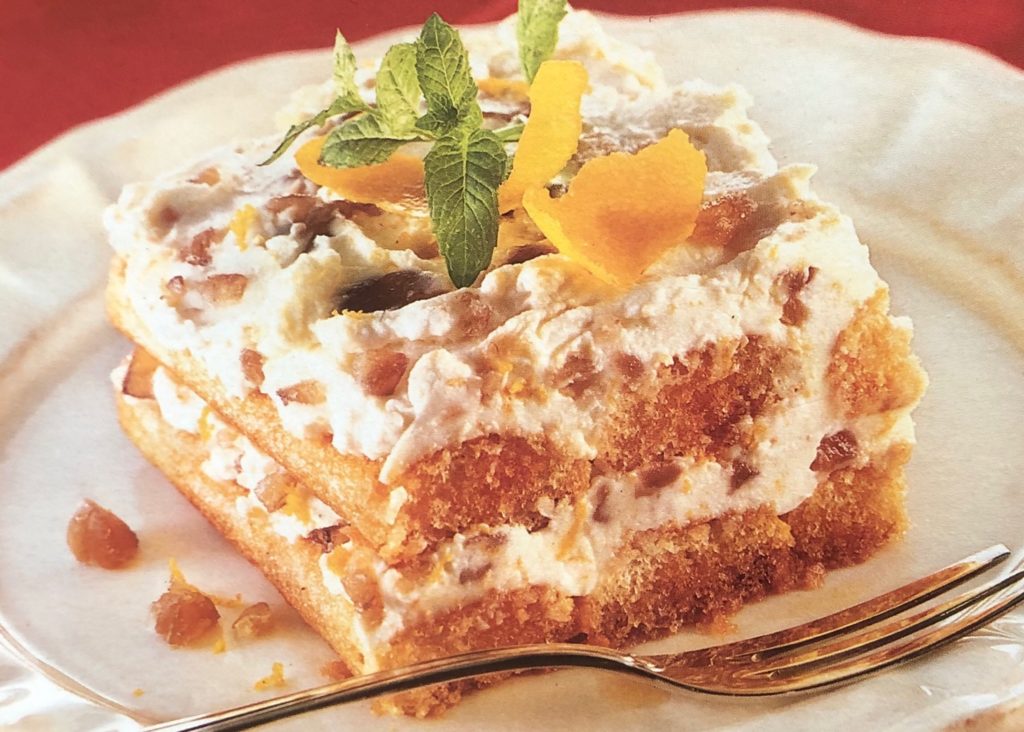 Tiramisù con Marrons Glacés e Ricotta