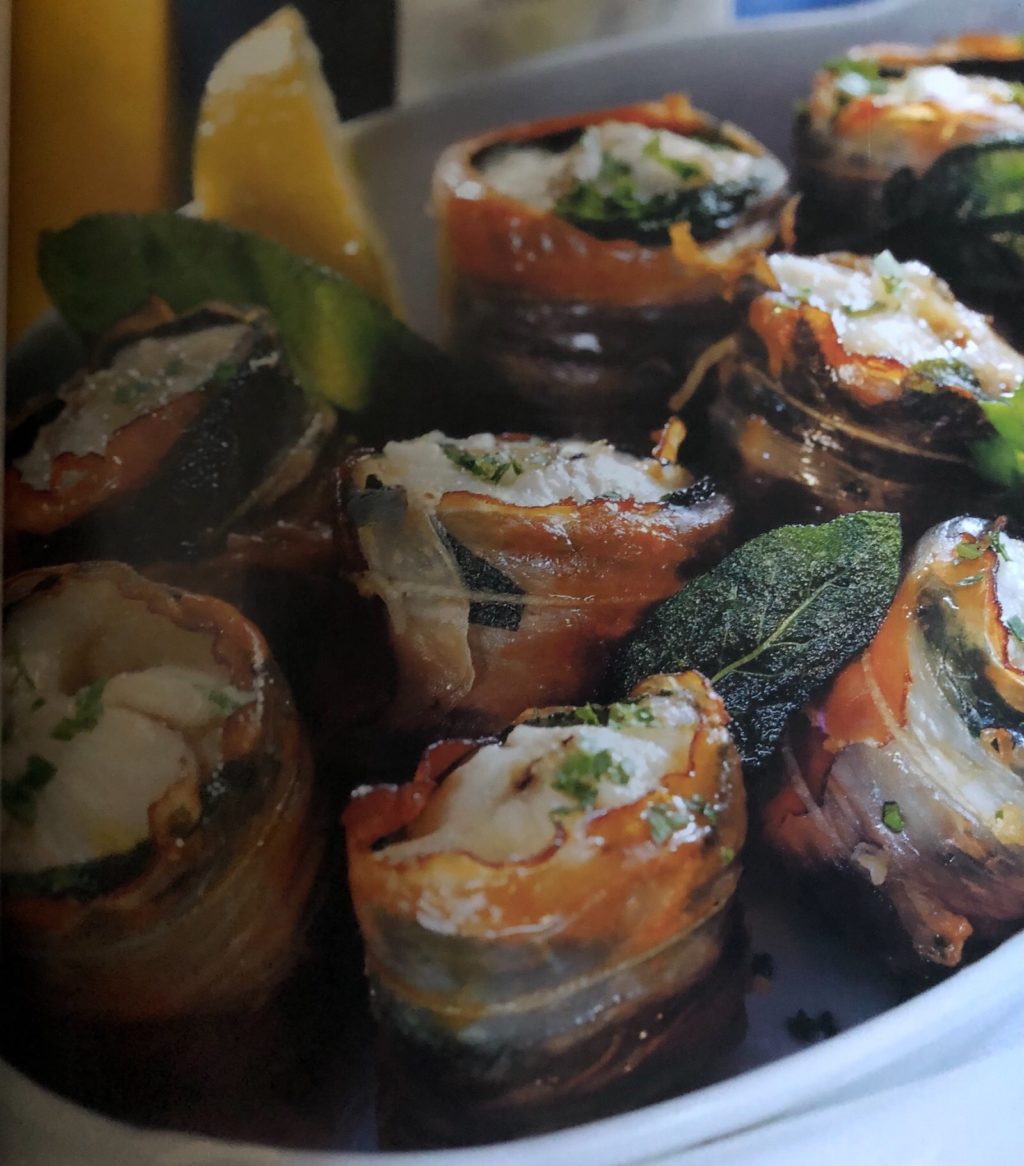 Involtini di Anguilla e Pancetta