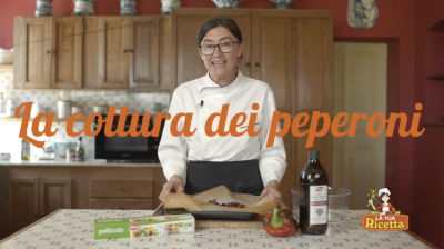 La cottura dei peperoni per poterli spellare