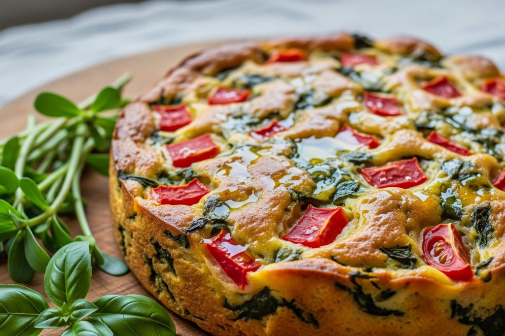 Tortino di Portulaca e Pomodoro