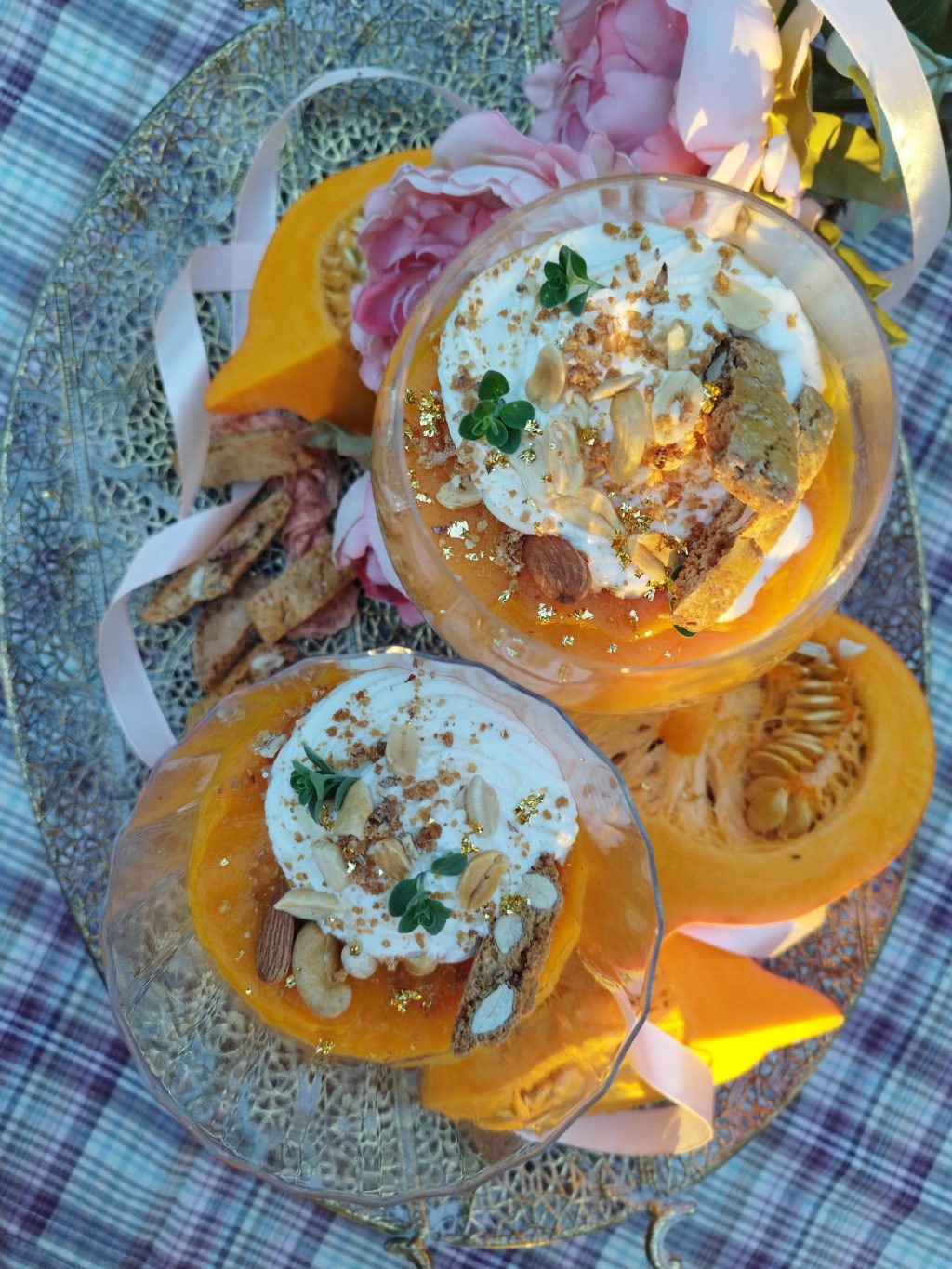 Mousse di Zucca e Panna Vegetale