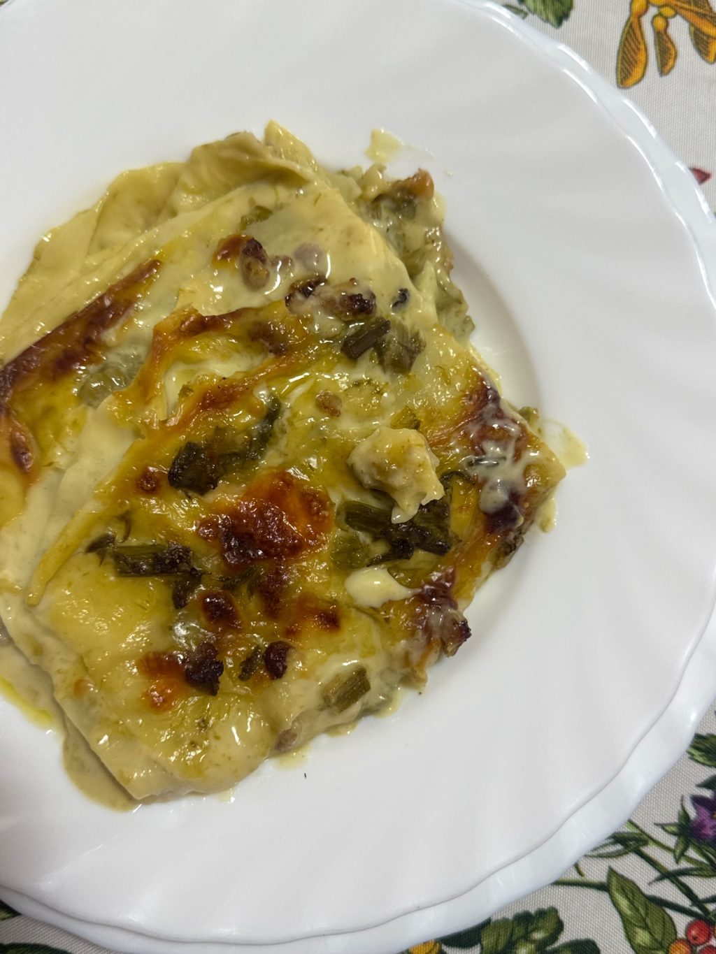 Lasagne Asparagi, Salsiccia e Taleggio