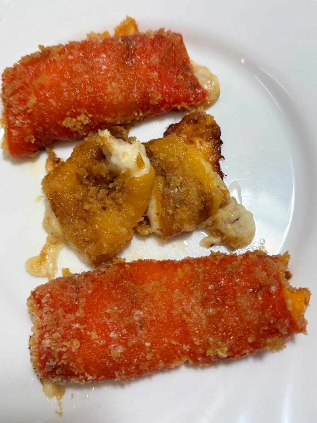 Involtini di Peperoni con Ripieno di Caciotta Romagnola