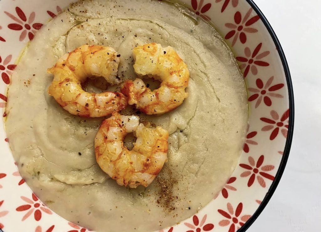 Crema di Cannellini e Mazzancolle