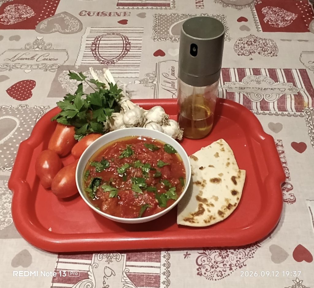 Salsa Fredda Estiva di Pomodori Grigliati